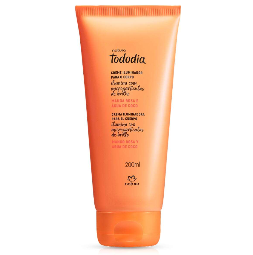 Crema iluminadora Mango Rosa y Aguga de Coco 200 ml