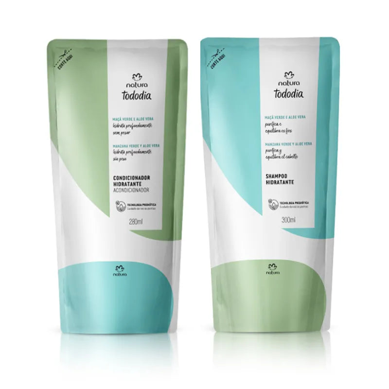 Kit shampoo + acondicionador natura