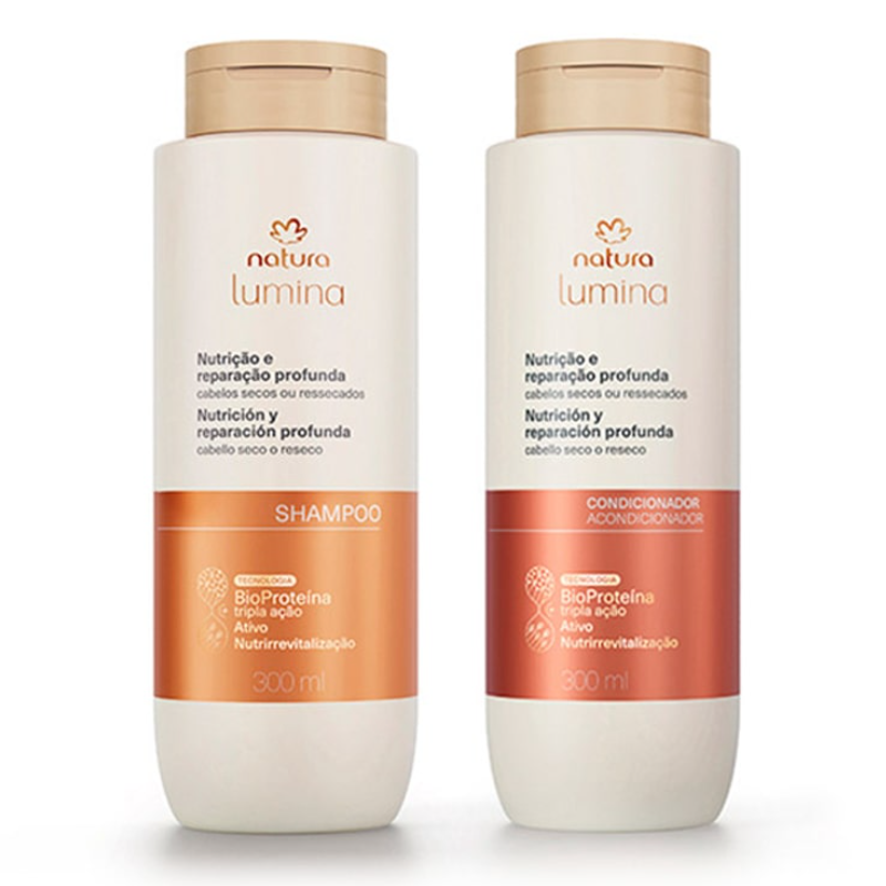 Kit shampoo + acondicionador natura