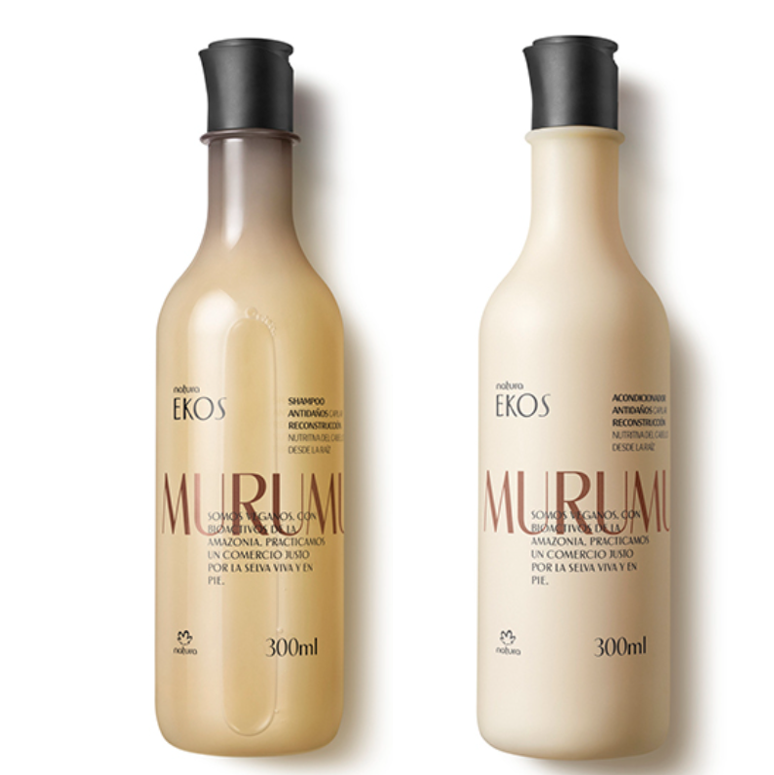 Kit shampoo + acondicionador natura