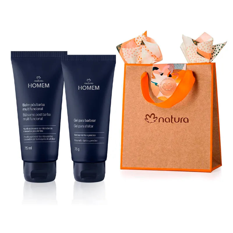 Kit Gel para afeitar + Post Barba Homem Natura